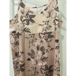 Women's Floral Spring Dress - Mid-Length w/Shawl - Size M